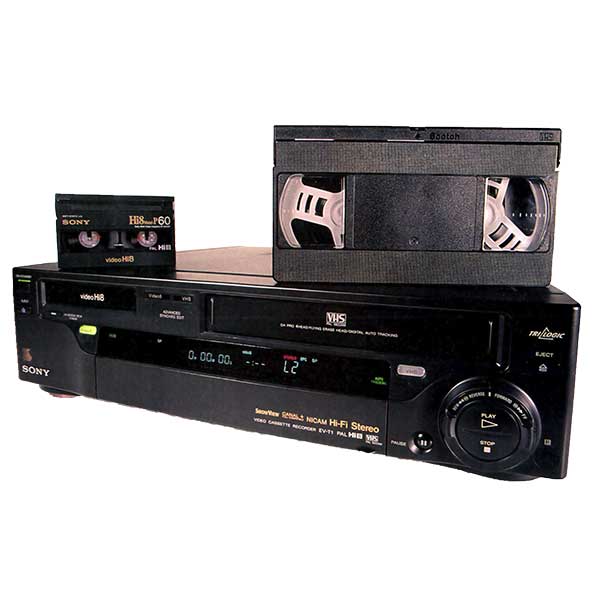Magnétoscope VHS Combiné Graveur DVD - SAGA 8MM