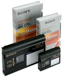 Cassettes DV et mini DV